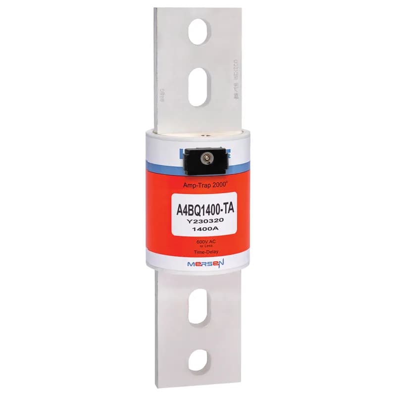 Fuse A4BQ - Class L - Time-Delay 600VAC 500VDC 1400A Blade TA Indicator Amp-Trap 2000®