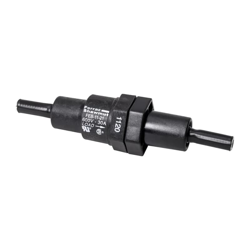 Fuse Block 600VAC 600VDC Midget 30A 1-Pole 11-21 Crimp