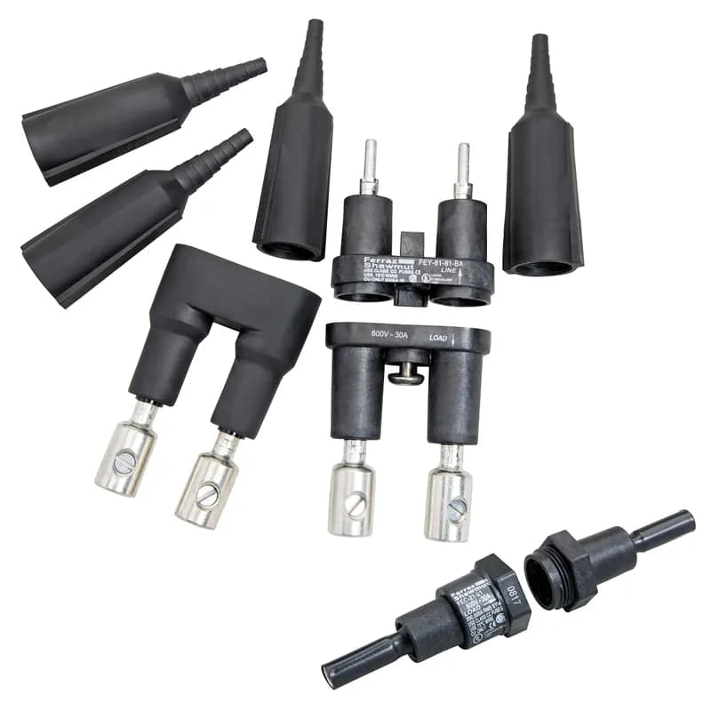 Fuse Block 600VAC 600VDC Class CC 30A 2-Pole 21-21 Crimp