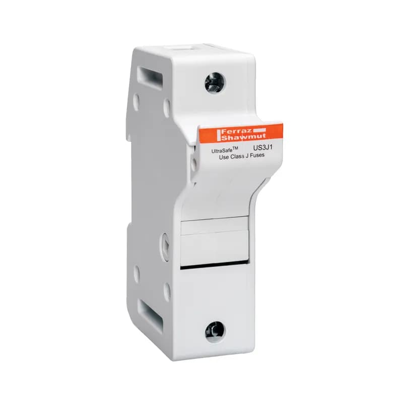 Fuse Holder UltraSafe™ 600VAC 600VDC Class J 30A 1-Pole Pressure Plate IP65