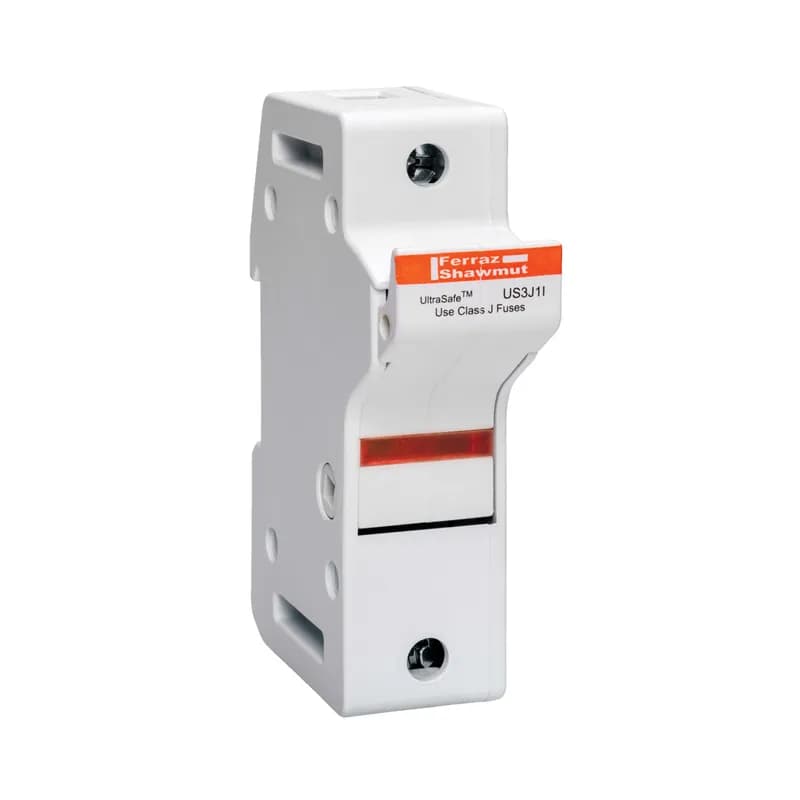 Fuse Holder UltraSafe™ 600VAC 600VDC Class J 30A 1-Pole LED Pressure Plate IP65