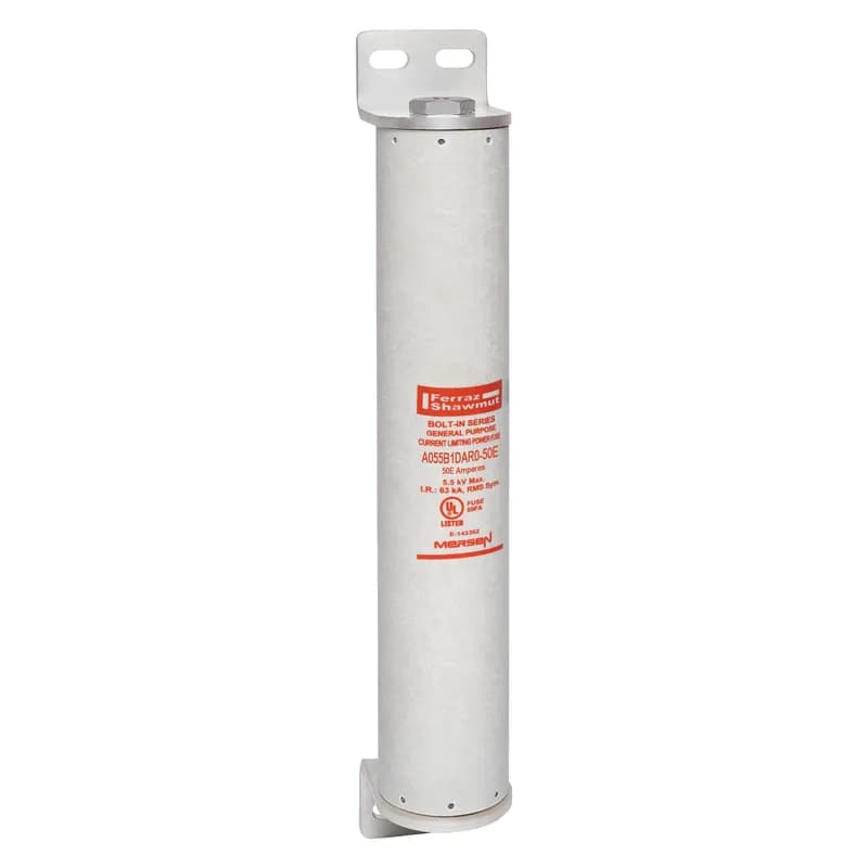Medium Voltage E-Rated Fuse 5500VAC 50A Bolt-On, Series: DAR0 Visual Indicator Amp-Trap®