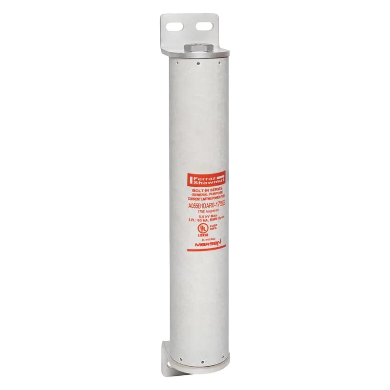 Medium Voltage E-Rated Fuse 5500VAC 175A Bolt-On, Series: DAR0 Visual Indicator Amp-Trap®