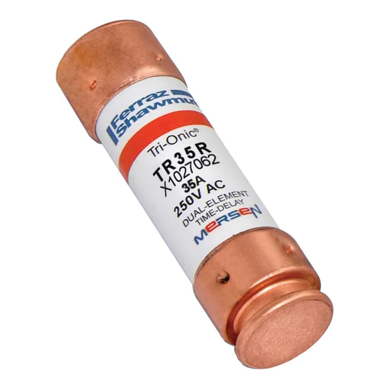 Mersen TR35R - Fuse TR-R - Class RK5 - Time-Delay 250VAC 250VDC 35A Ferrule Tri-Onic®