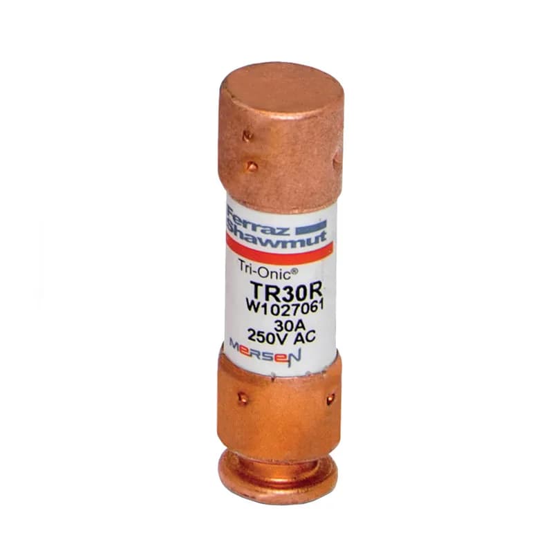 Mersen TR30R - Fuse TR-R - Class RK5 - Time-Delay 250VAC 160VDC 30A Ferrule Tri-Onic®