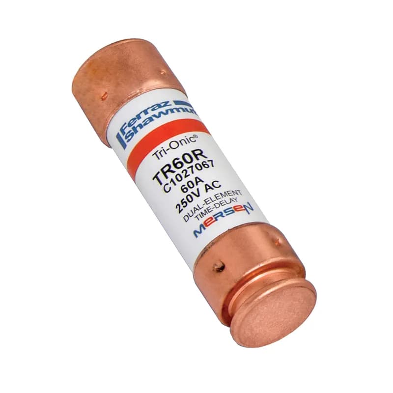 Mersen TR60R-3PK - Fuse TR-R - Class RK5 - Time-Delay 250VAC 250VDC 60A Ferrule Tri-Onic® 3 pack