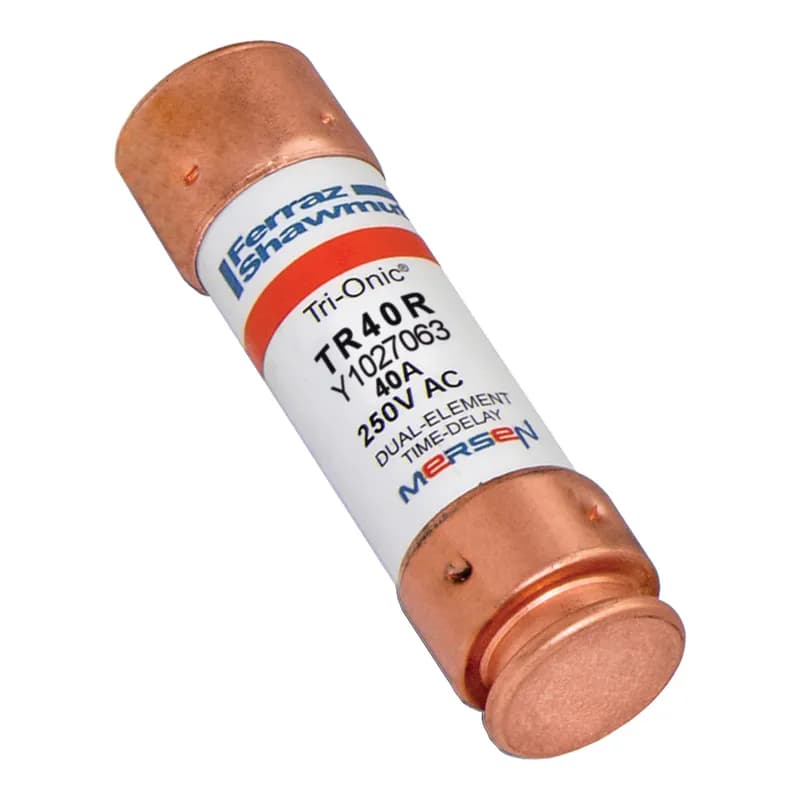 Fuse TR-R - Class RK5 - Time-Delay 250VAC 250VDC 40A Ferrule Tri-Onic® 3 pack