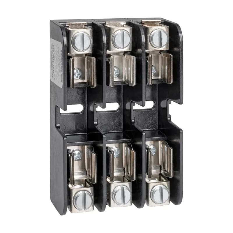 Fuse Block 480VAC 480VDC Class G 60A 3-Pole Box with Reinforced Clip