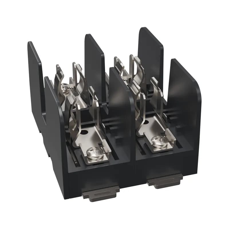 Fuse Block 600VAC 600VDC Class T 60A 3-Pole Screw with Reinforced Clip