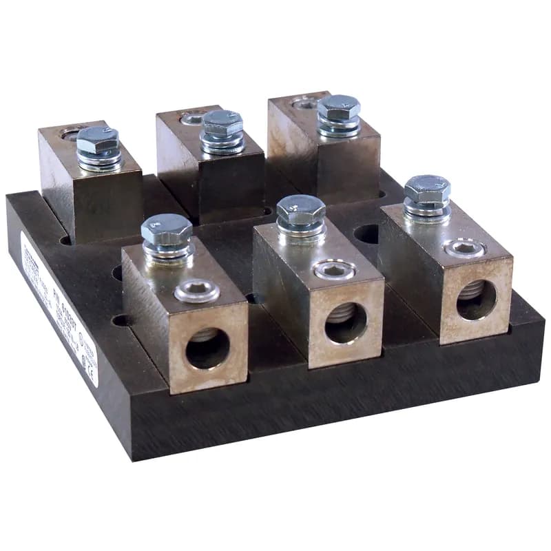 Fuse Block 600VAC 600VDC Class T 100A 3-Pole Box