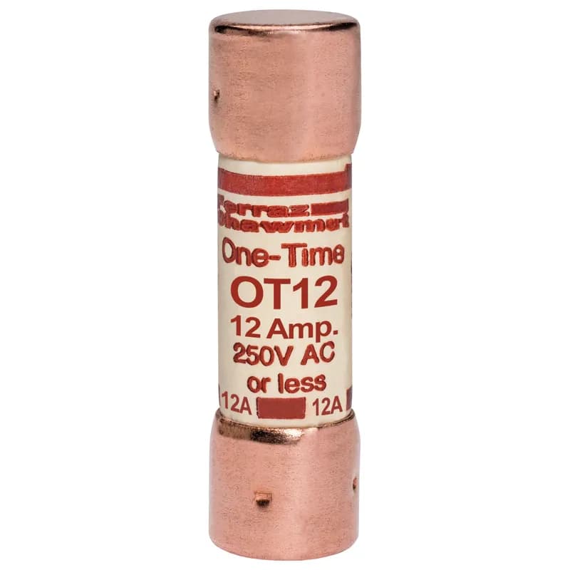 Fuse OT - Class K5 - Fast-Acting 250VAC 250VDC 12A Ferrule Amp-Trap®