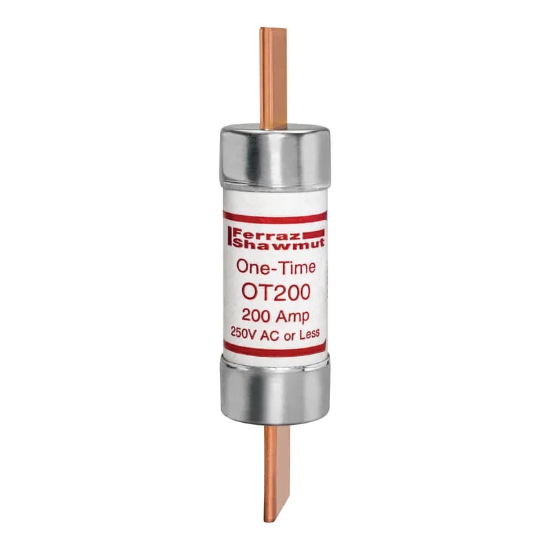 Mersen OT200 - Fuse OT - Class K5 - Fast-Acting 250VAC 250VDC 200A Blade Amp-Trap®