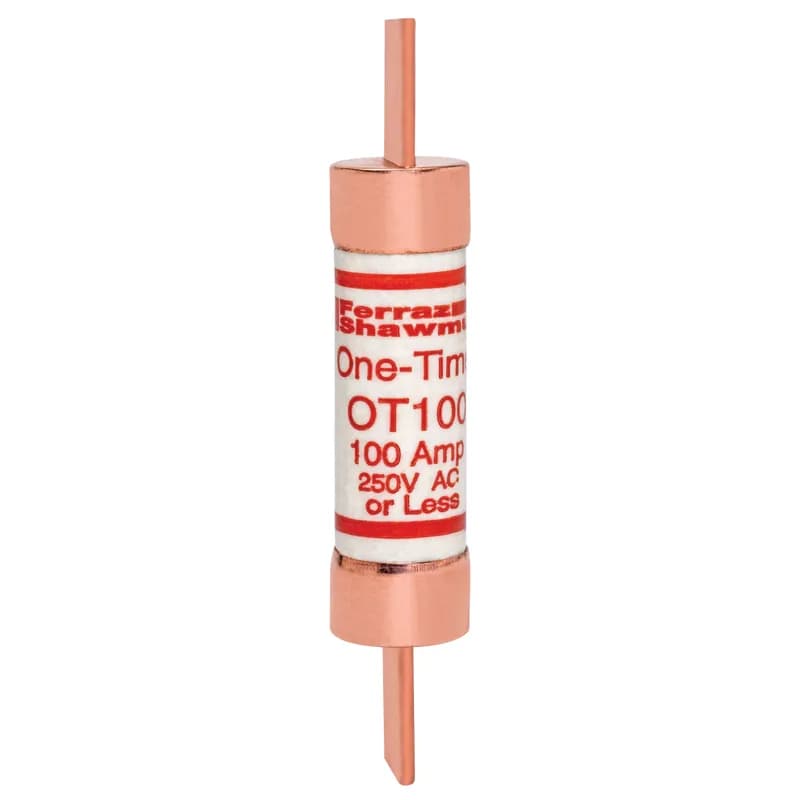 Mersen OT100 - Fuse OT - Class K5 - Fast-Acting 250VAC 250VDC 100A Blade Amp-Trap®