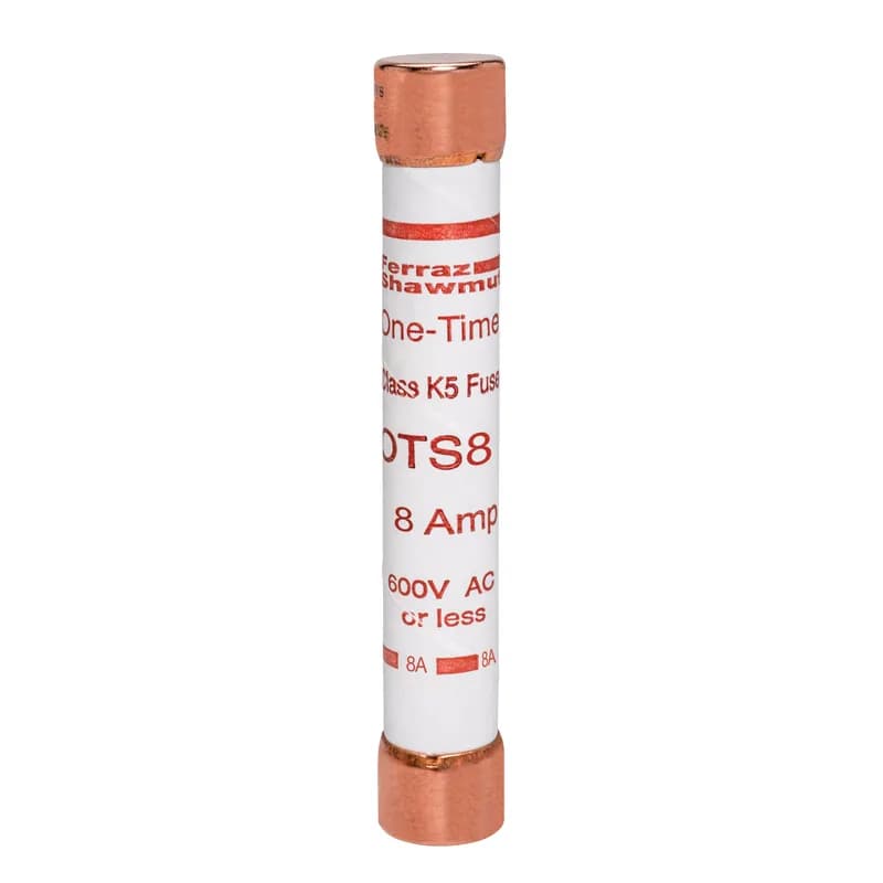 Fuse OTS - Class K5 - Fast-Acting 600VAC 300VDC 8A Ferrule Amp-Trap®