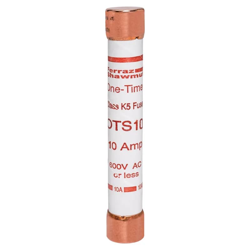 Fuse OTS - Class K5 - Fast-Acting 600VAC 300VDC 10A Ferrule Amp-Trap®