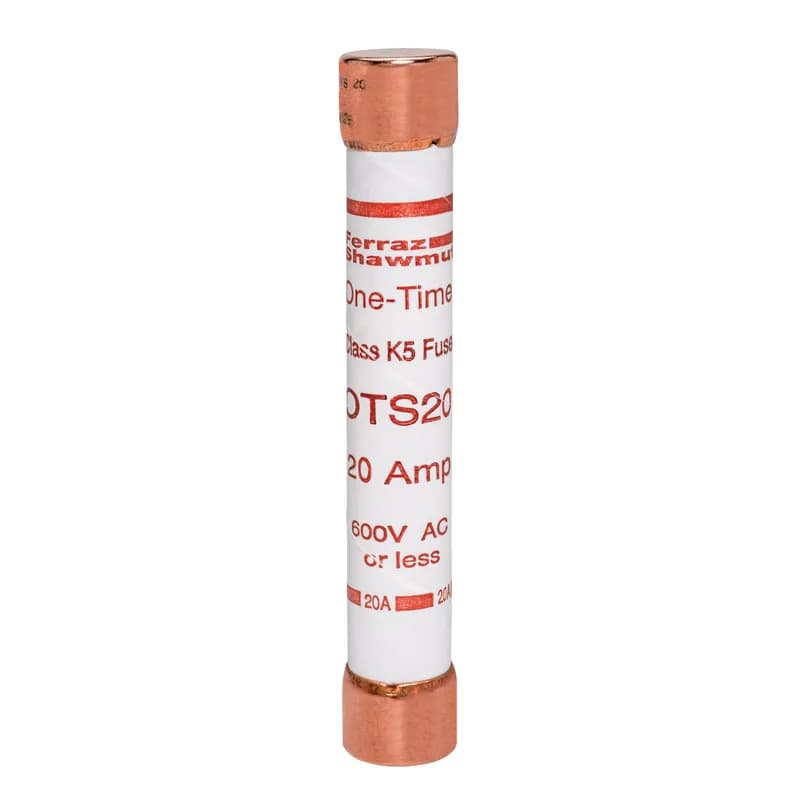 Fuse OTS - Class K5 - Fast-Acting 600VAC 300VDC 20A Ferrule Amp-Trap®