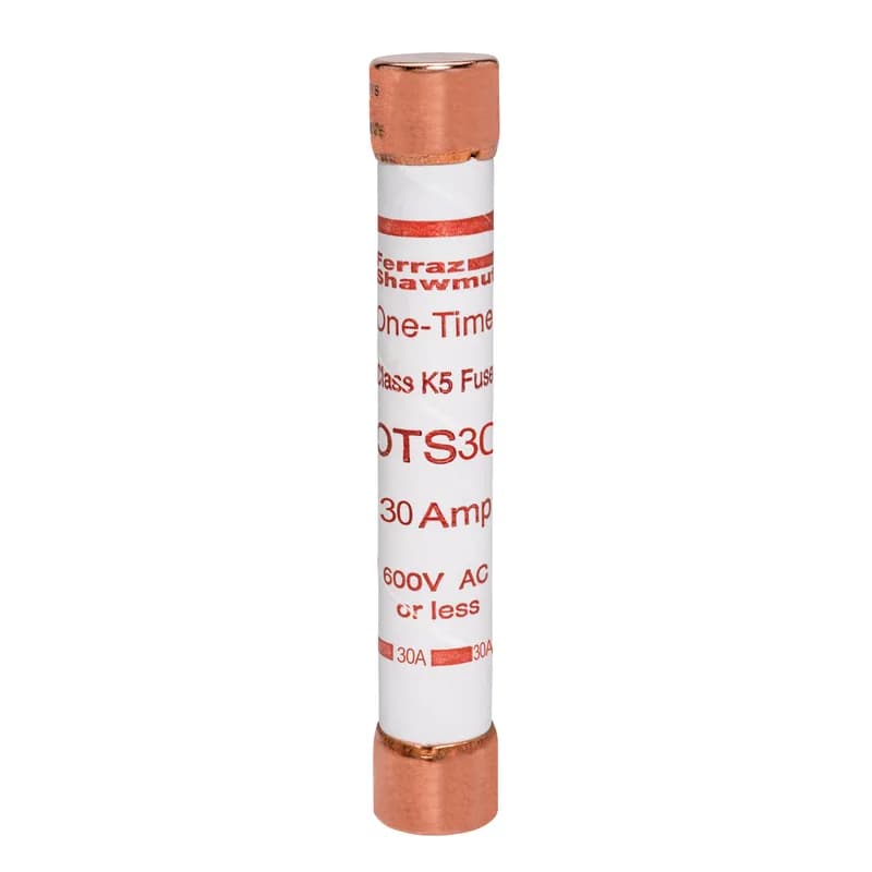 Fuse OTS - Class K5 - Fast-Acting 600VAC 300VDC 30A Ferrule Amp-Trap®