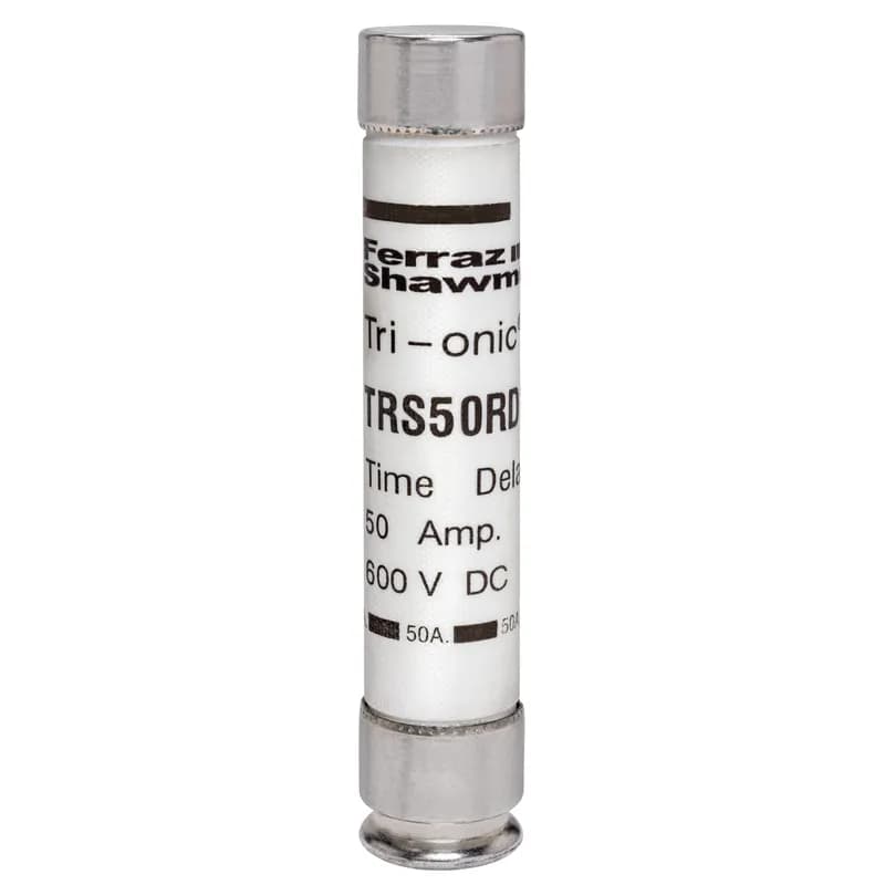 Fuse TRS-RDC - Class RK5 - Time-Delay 600VDC 50A Ferrule Tri-Onic®