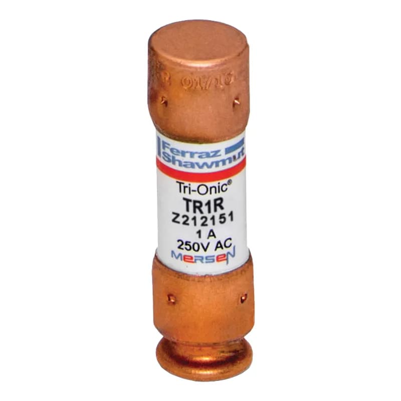 Fuse TR-R - Class RK5 - Time-Delay 250VAC 250VDC 1A Ferrule Tri-Onic®
