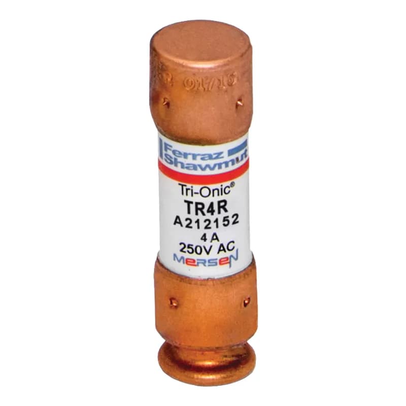 Fuse TR-R - Class RK5 - Time-Delay 250VAC 160VDC 4A Ferrule Tri-Onic®