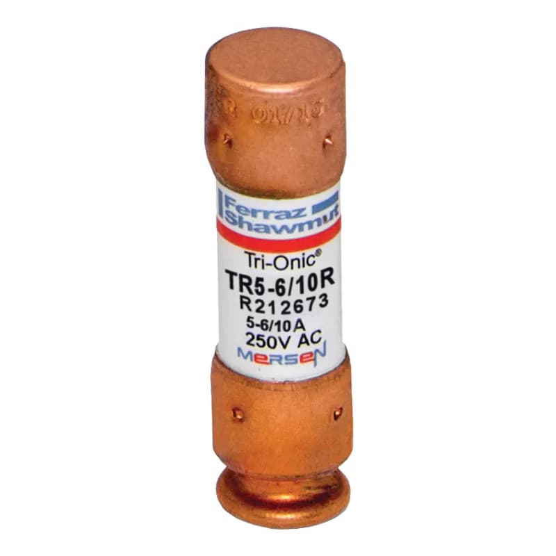 Fuse TR-R - Class RK5 - Time-Delay 250VAC 160VDC 5.6A Ferrule Tri-Onic®