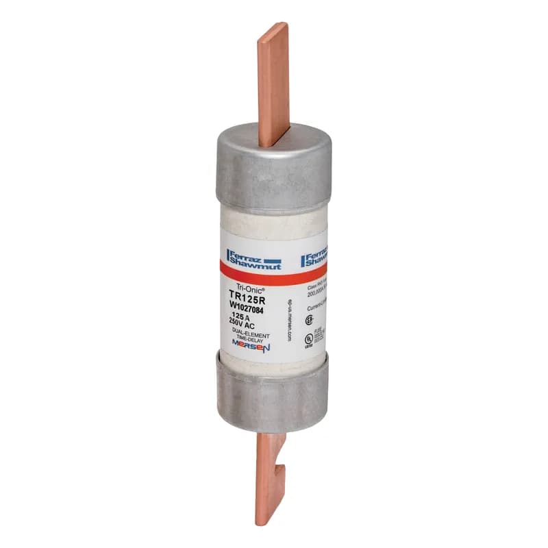 Mersen TR125R - Fuse TR-R - Class RK5 - Time-Delay 250VAC 250VDC 125A Blade Tri-Onic®