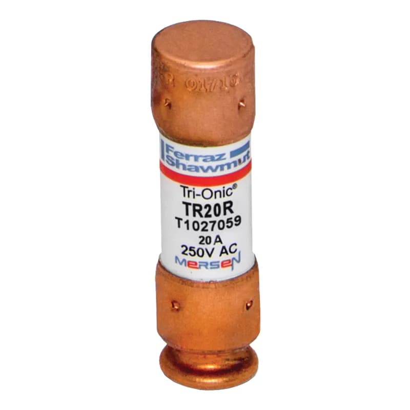 Fuse TR-R - Class RK5 - Time-Delay 250VAC 160VDC 20A Ferrule Tri-Onic®