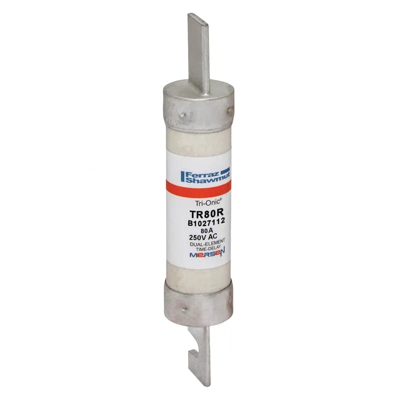 Mersen TR80R - Fuse TR-R - Class RK5 - Time-Delay 250VAC 250VDC 80A Blade Tri-Onic®