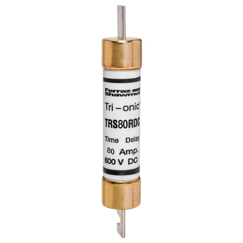 Mersen TRS80RDC - Fuse TRS-RDC - Class RK5 - Time-Delay 600VDC 80A Blade Tri-Onic®