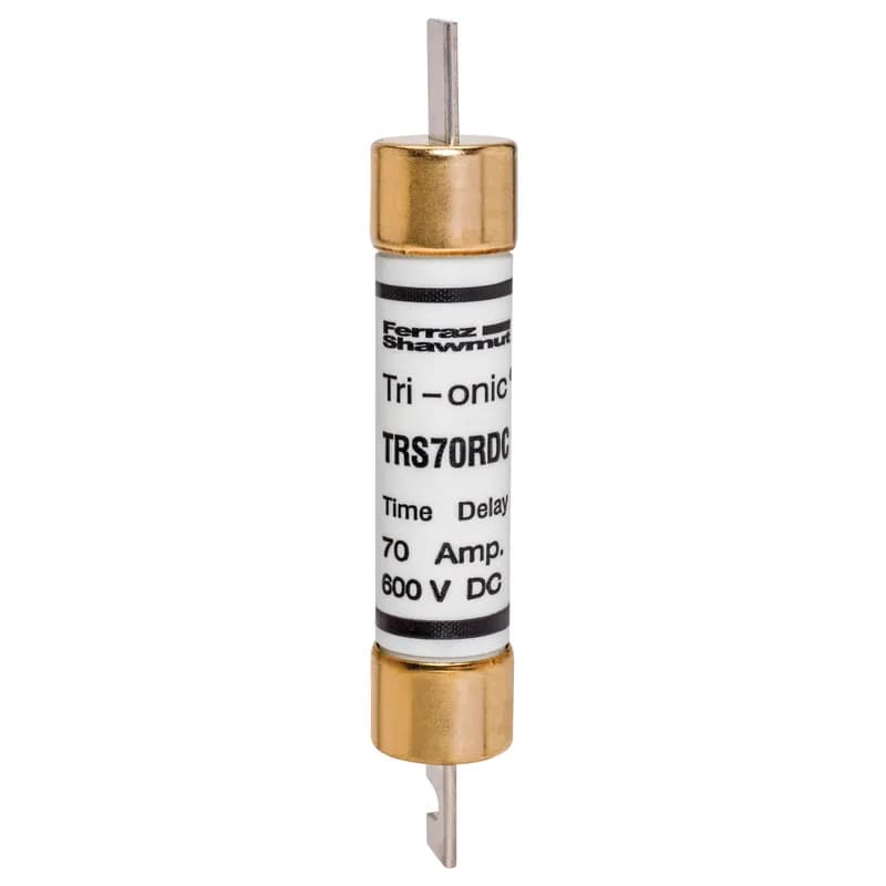 Mersen TRS70RDC - Fuse TRS-RDC - Class RK5 - Time-Delay 600VDC 70A Blade Tri-Onic®