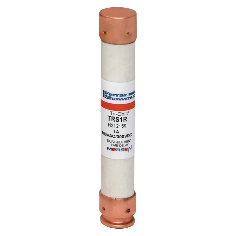 Fuse TRS-R - Class RK5 - Time-Delay 600VAC 600VDC 1A Ferrule Tri-Onic®