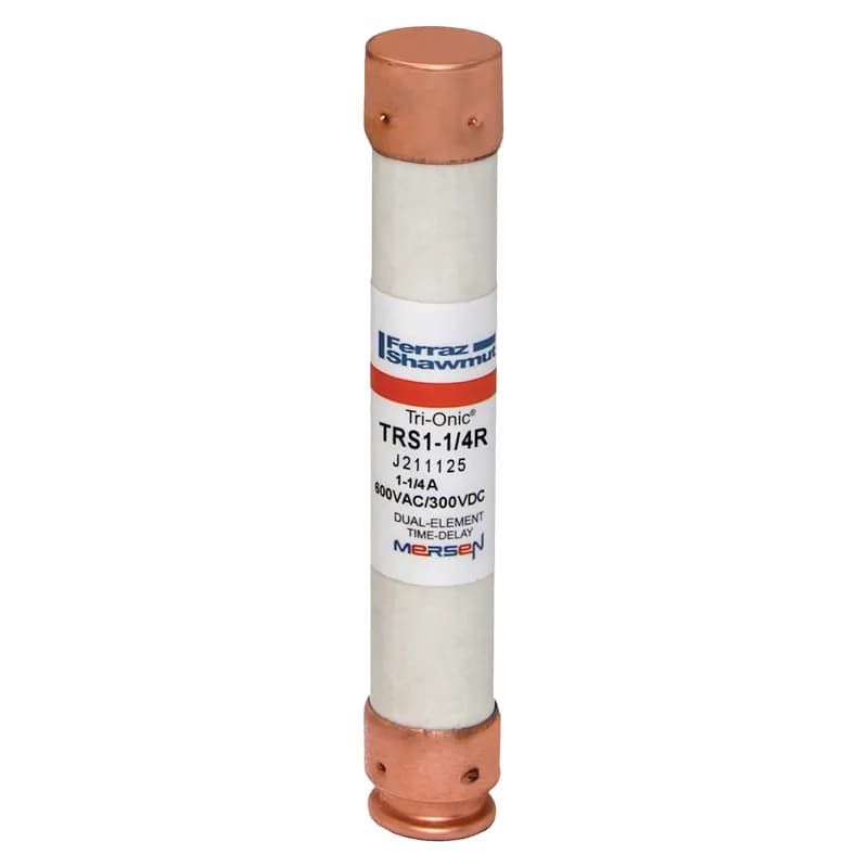 Fuse TRS-R - Class RK5 - Time-Delay 600VAC 600VDC 1.25A Ferrule Tri-Onic®
