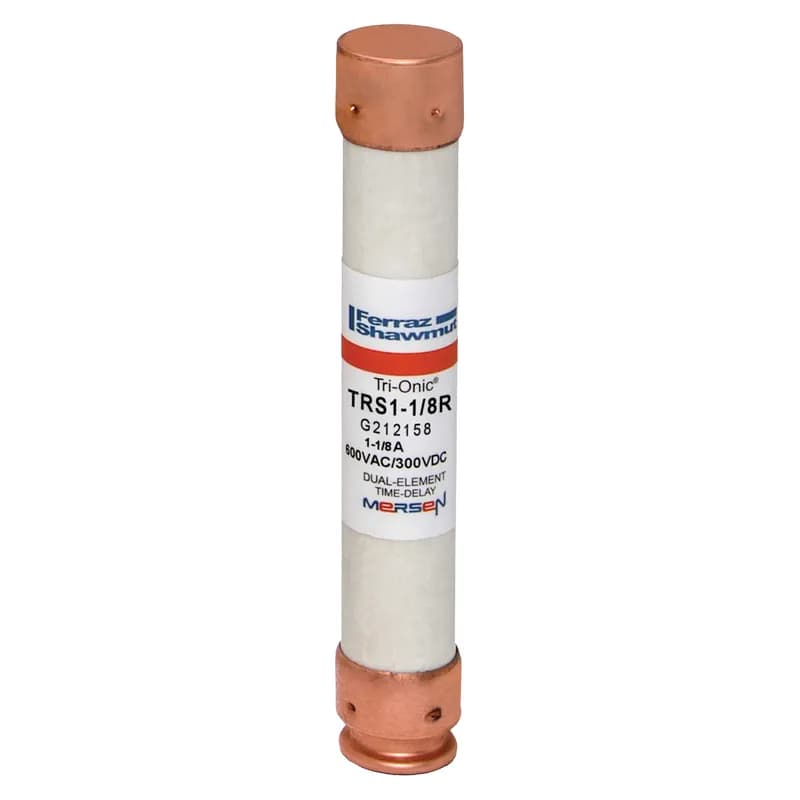 Fuse TRS-R - Class RK5 - Time-Delay 600VAC 600VDC 1.125A Ferrule Tri-Onic®