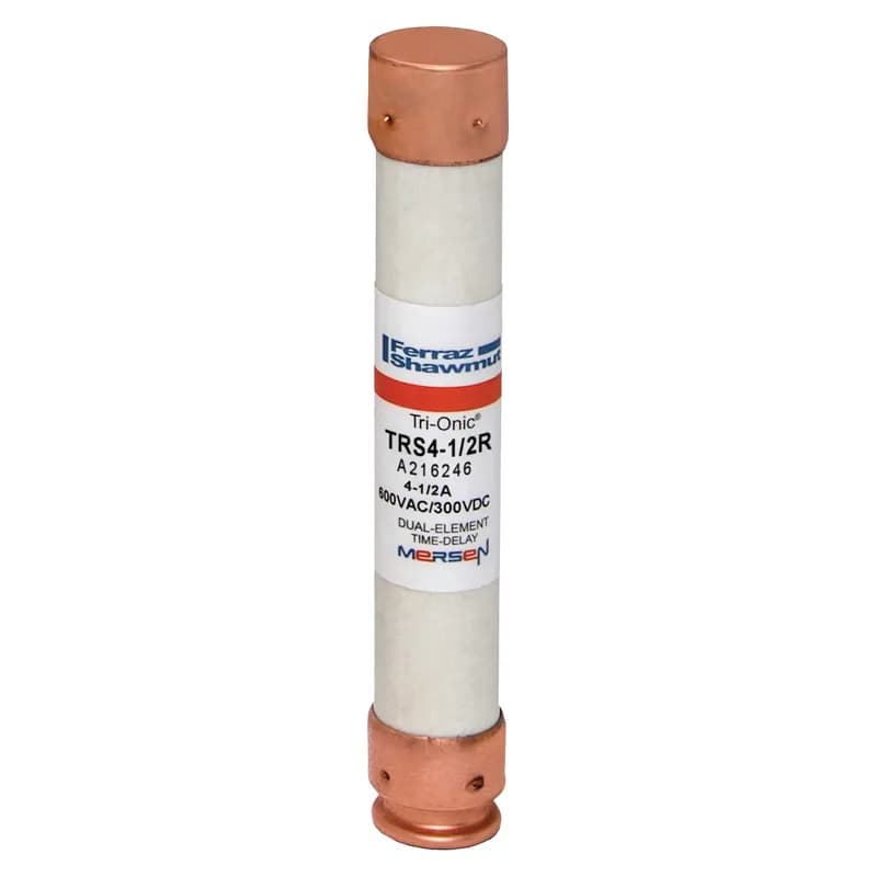 Fuse TRS-R - Class RK5 - Time-Delay 600VAC 600VDC 4.5A Ferrule Tri-Onic®