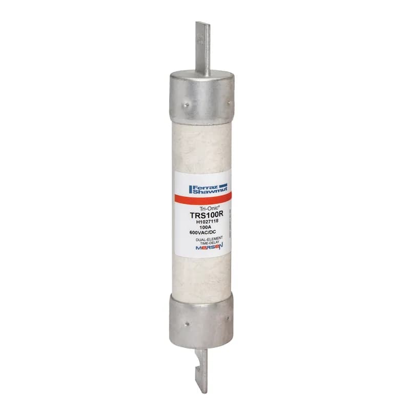 Mersen TRS100R - Fuse TRS-R - Class RK5 - Time-Delay 600VAC 600VDC 100A Blade Tri-Onic®