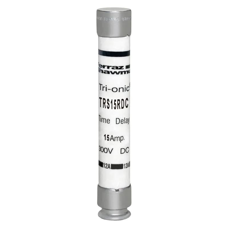 Fuse TRS-RDC - Class RK5 - Time-Delay 300VDC 15A Ferrule Tri-Onic®