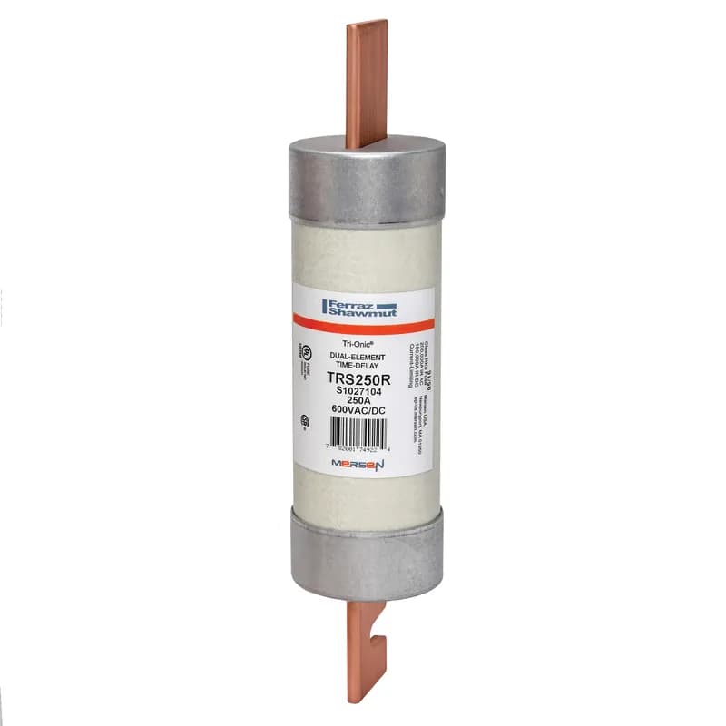 Mersen TRS250R - Fuse TRS-R - Class RK5 - Time-Delay 600VAC 600VDC 250A Blade Tri-Onic®