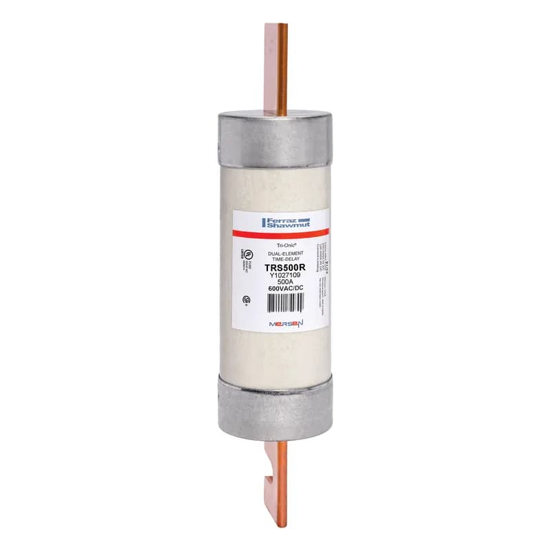 Mersen TRS500R - Fuse TRS-R - Class RK5 - Time-Delay 600VAC 600VDC 500A Blade Tri-Onic®