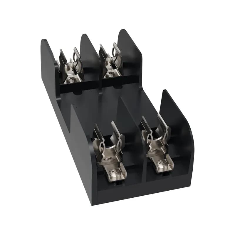 Fuse Block 600VAC 600VDC Class R 30A 2-Pole Screw with Reinforced Clip