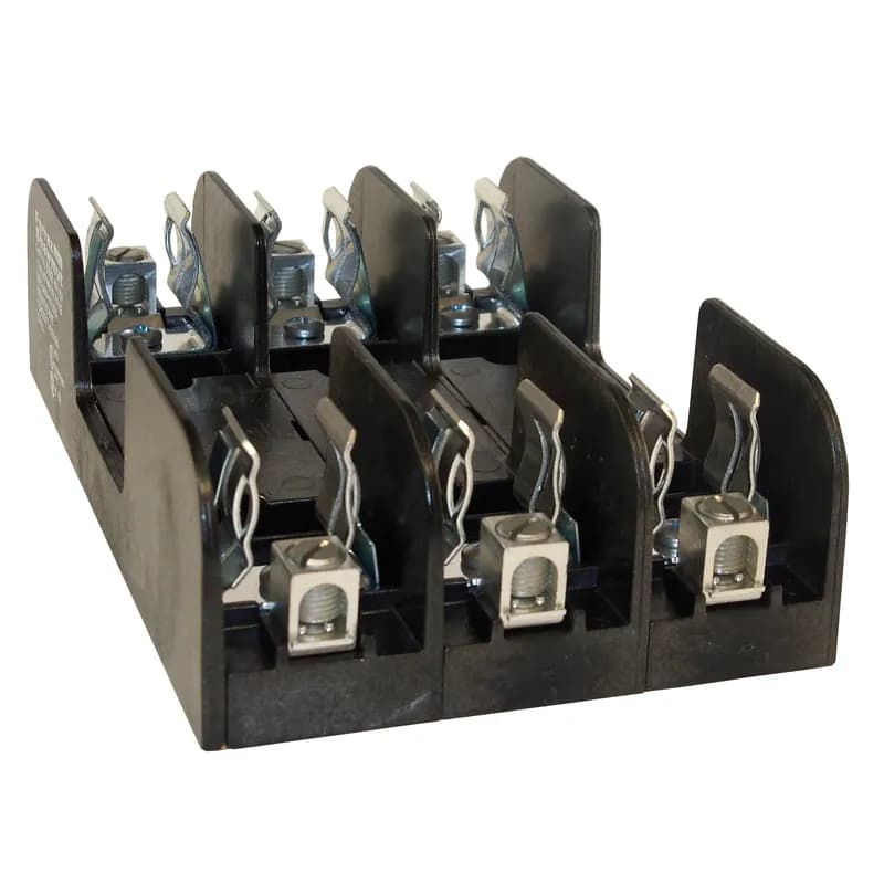 Fuse Block 600VAC 600VDC Class H/K 30A 3-Pole Screw with Reinforced Clip