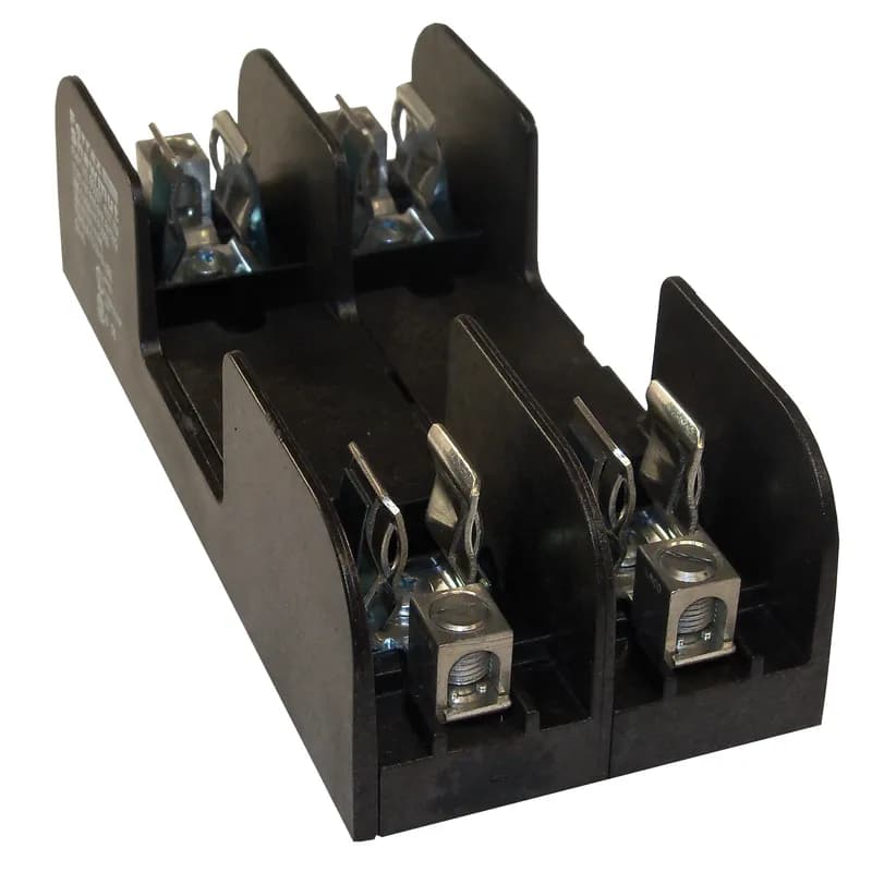 Fuse Block 600VAC 600VDC Class H/K 30A 2-Pole Box with Reinforced Clip