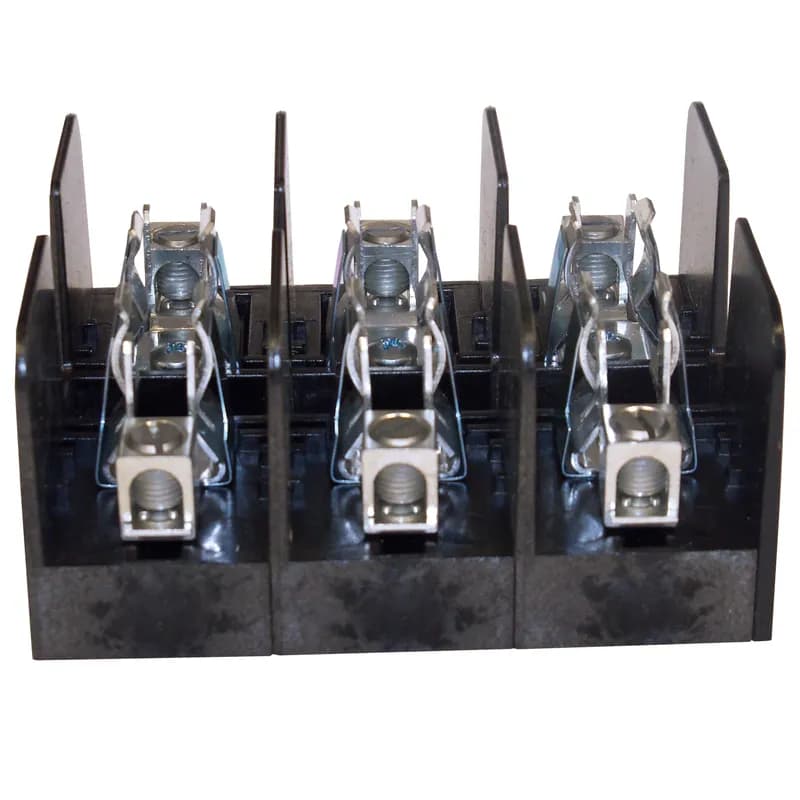 Fuse Block 600VAC 600VDC Class H/K 60A 3-Pole Box with Reinforced Clip