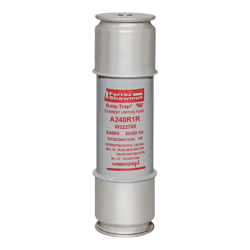 Back-Up R-Rated Medium Voltage Fuse 2400VAC 1R Mounting: Ferrule Visual Indicator Amp-Trap®