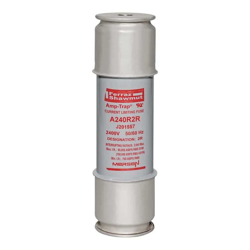 Back-Up R-Rated Medium Voltage Fuse 2400VAC 2R Mounting: Ferrule Visual Indicator Amp-Trap®