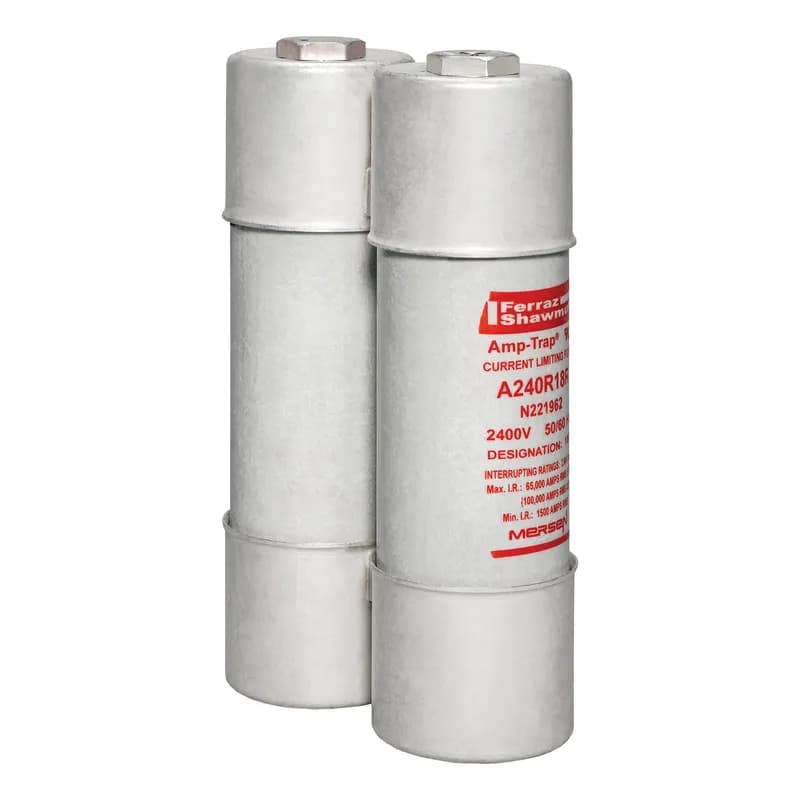 Back-Up R-Rated Medium Voltage Fuse 2400VAC 18R Mounting: Ferrule Visual Indicator Amp-Trap®
