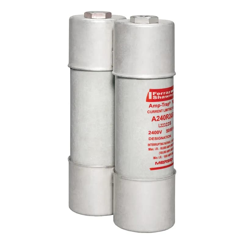 Back-Up R-Rated Medium Voltage Fuse 2400VAC 24R Mounting: Ferrule Visual Indicator Amp-Trap®