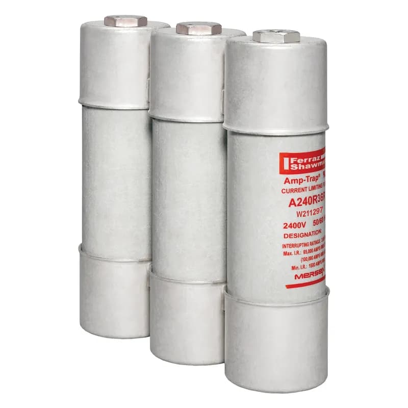 Back-Up R-Rated Medium Voltage Fuse 2400VAC 36R Mounting: Ferrule Visual Indicator Amp-Trap®