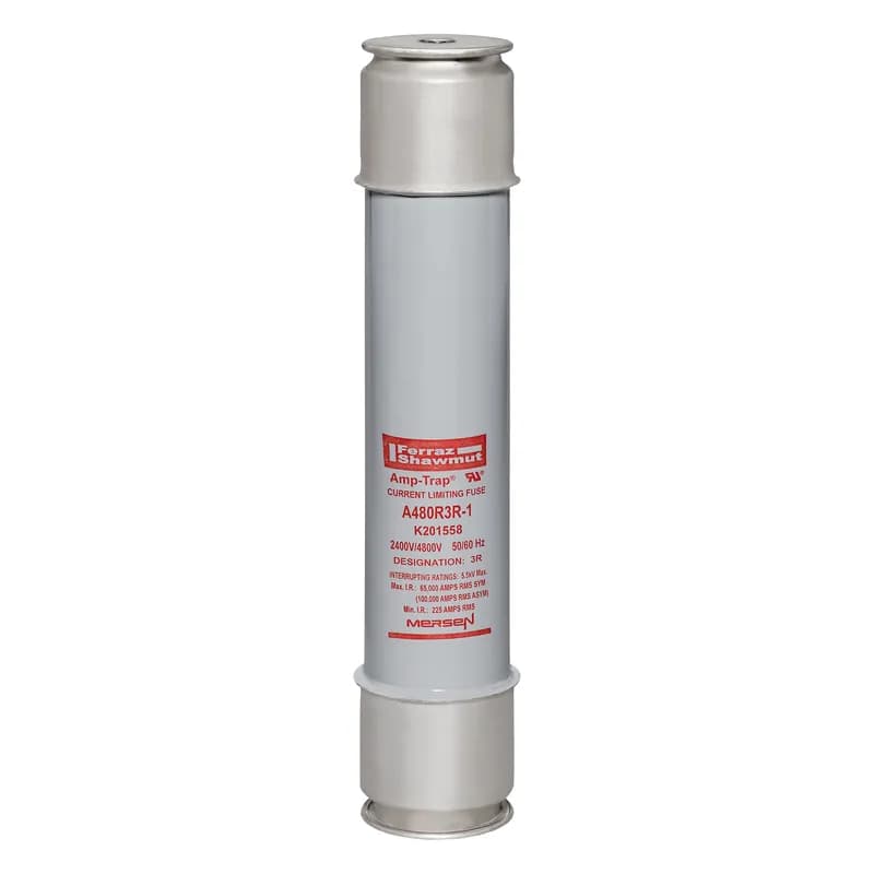 Back-Up R-Rated Medium Voltage Fuse 4800VAC 3R Mounting: Ferrule Visual Indicator Amp-Trap®