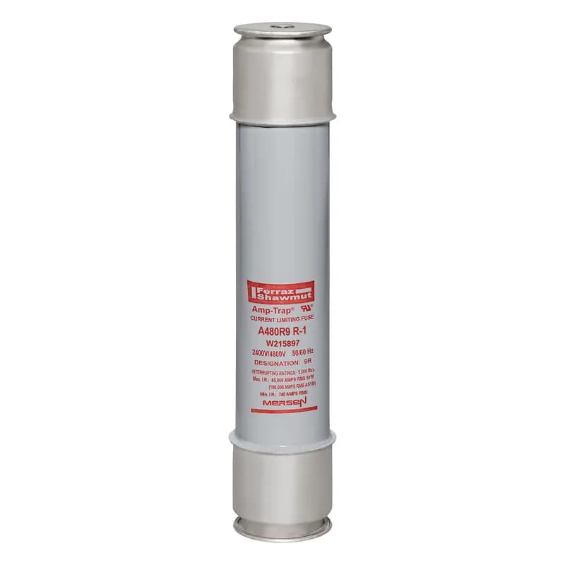 Back-Up R-Rated Medium Voltage Fuse 4800VAC 9R Mounting: Ferrule Visual Indicator Amp-Trap®