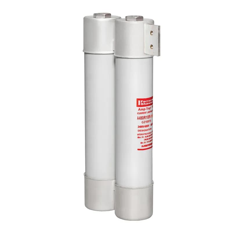Back-Up R-Rated Medium Voltage Fuse 4800VAC 18R Mounting: Ferrule Style: Hookeye Visual Indicator Amp-Trap®